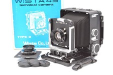  MINT  WISTA 45D Black 4x5 Camera  Schneider Symmar S 135mm 150mm From JAPAN