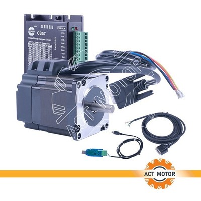 1Axis Nema23 Closed Loop Schrittmotor 4.0A Encoder 23SSM6440-EC1000& Driver CS57