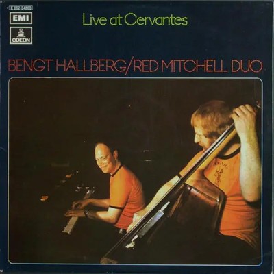 LP Bengt Hallberg/Red Mitchell Duo Live at Cervantes NEAR MINT Odeon Records