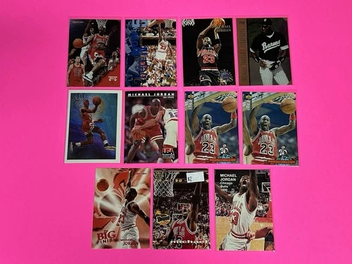 1990’s Michael Jordan Bulls 11 Card Lot - Hoops / UPPER DECK / Topps / Skybox