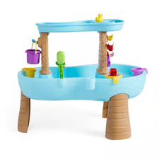 Step2 Rain Showers Splash Pond Water Table Toddler Water Playset, 19-Piece Set