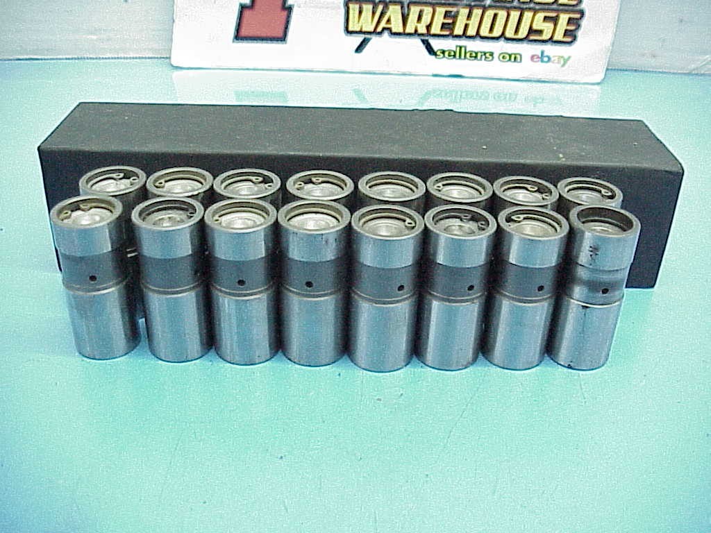 Set of 16 New Trend Solid Lifters .874" Diameter x 1.940" Long NASCAR Ford Chevy