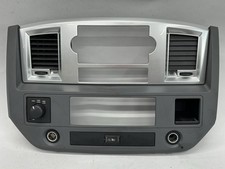 2006 2007 2008 Dodge Ram Radio Climate Dash Bezel Vent Trim Silver Gray Oem
