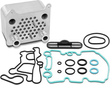Engine Oil Cooler Kit With Gasket Seal - Compatible With Ford Trucks - Powerstr Engine Oil Cooler Kit With Gasket Seal - Compatible With Ford Trucks - Powerstr