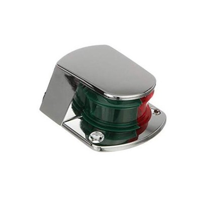  6375D6 ZAMAK 1-Mile Sidelights, Bi-Color Combination, Deck Mount, One Size