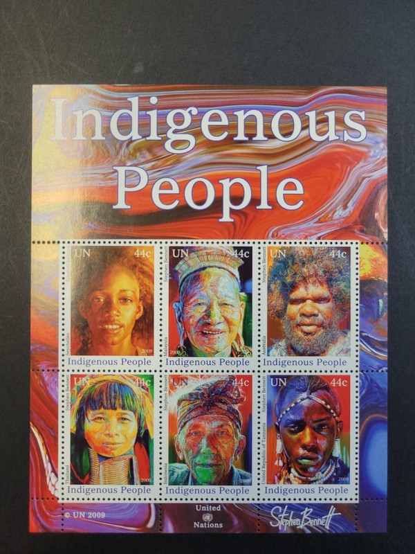 UN Indigenous People Sheetlets MNH NY 997 Geneva 511 Vienna 458 Set of 3 2009