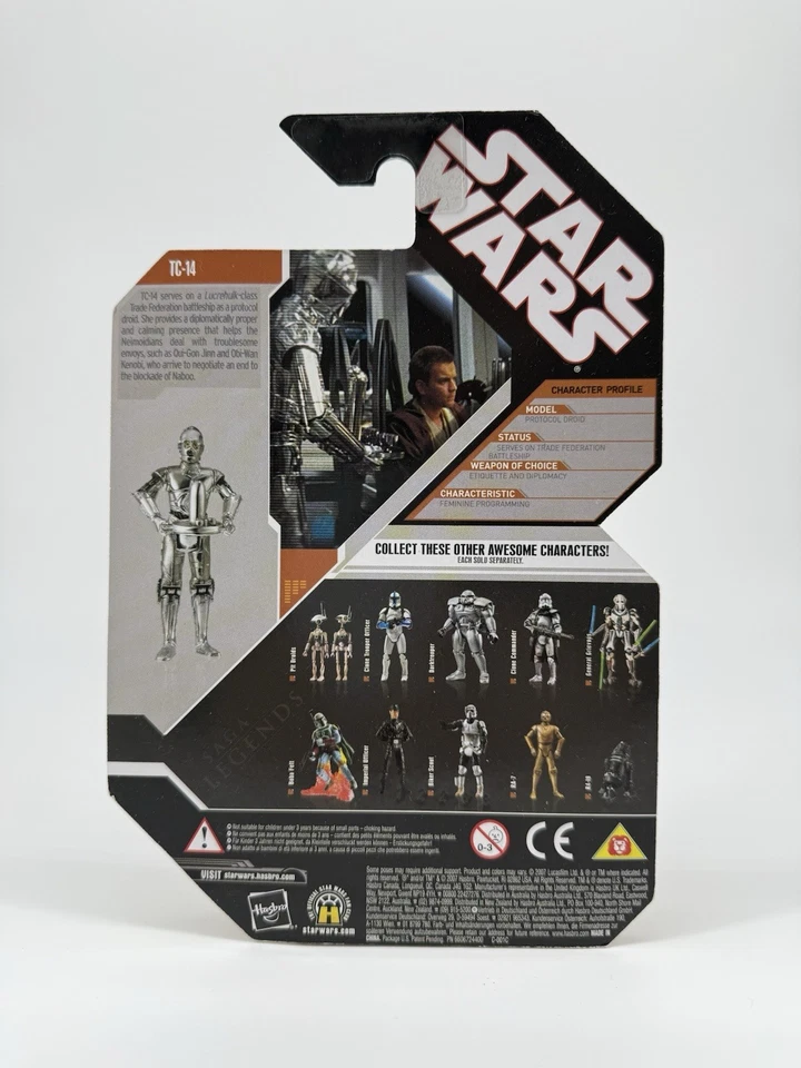 "Figura 30 aniversario Fan's Choice Star Wars Saga Legends TC-14 Droid 3,75""" Foto 2 de 2