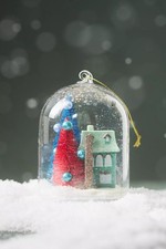 Anthropologie Monogram Ornament letter J Arctic Home For The Holidays