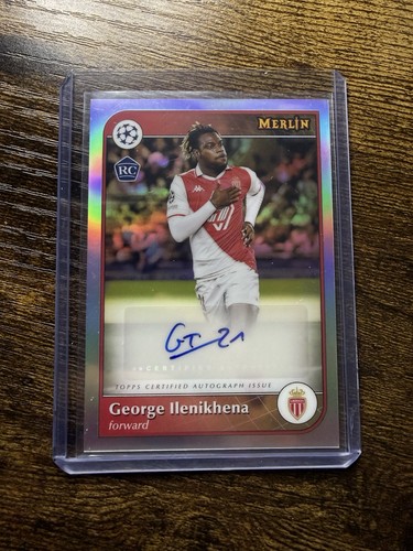 George Ilenikhena #AU-GI 2024 Topps Merlin UEFA Autograph card