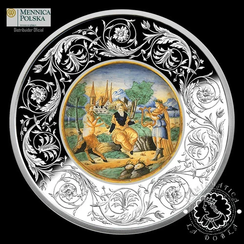 2025 - 5 EURO Silver PF - Majolica - The Sentence of Midas - MALTA