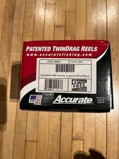 Accurate Dauntless 400 Narrow 2-Speed Reel Silver/Black Used