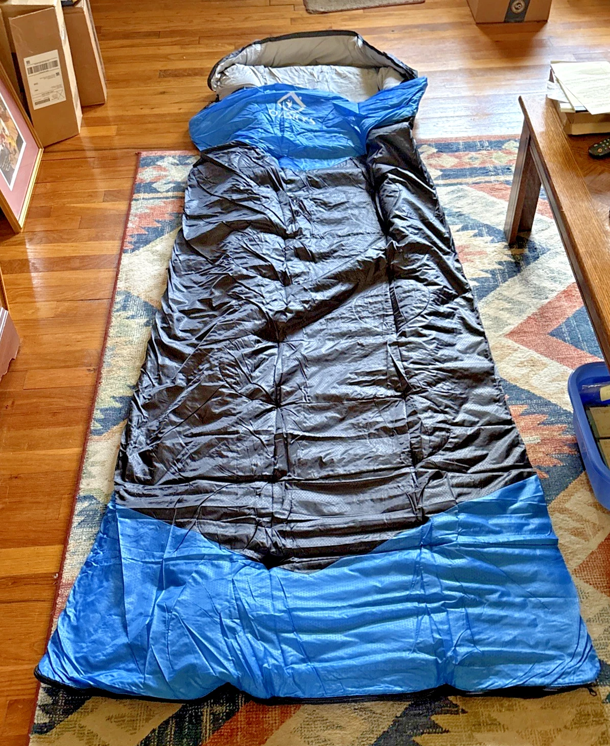 Large and Warm OASKYS Adult Sleeping Bag (3 Season Camping, Tenting, Hiking)