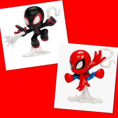 Marvel Mighty-Verse Collection Spider-man  & Miles Morales OOB
