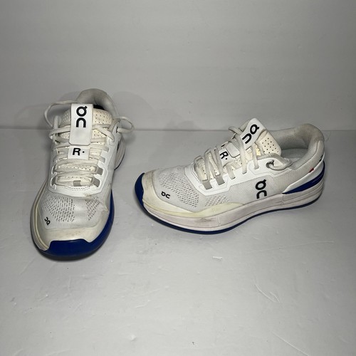 On Cloud Schuhe Damen 8 weiß blau The Roger Pro Tennis Pickleball Turnschuhe - Bild 1 von 7