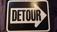 detour sign products for sale | eBay