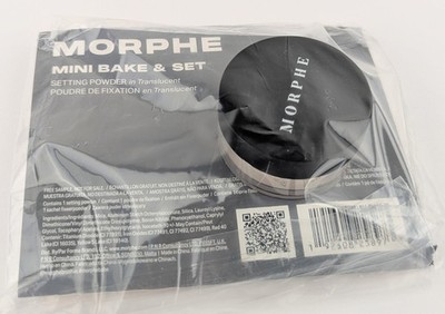 Morphe Mini Bake & Set Loose Setting Powder In Translucent 2.6g