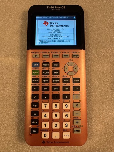 *Read* Texas Instruments TI-84 Plus CE Graphing Calculator Rose Gold - Picture 4 of 6