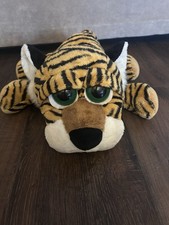 Russ Lil Peepers Tiger TUFFLEY 13 Laying Down Plush Beans stuffed animal
