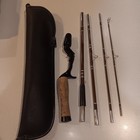 Vintage Sears Roebuck 5 Piece Fishing Rod W/Travel Case. 5ft Rod Medium Rare