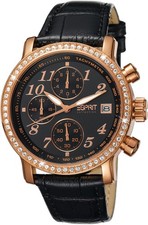 Esprit Pontess Chrono Black Rosegold Collection Damen Uhr EL900322005
