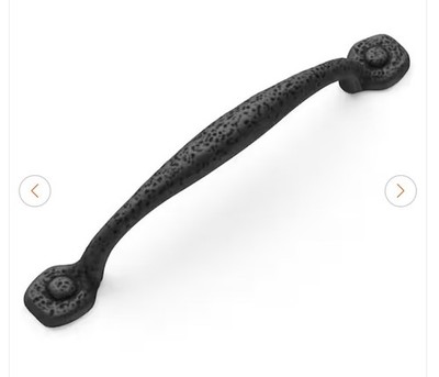 Hickory Hardware P3006-Bi Appliance Pull 8  Distressed Black Iron