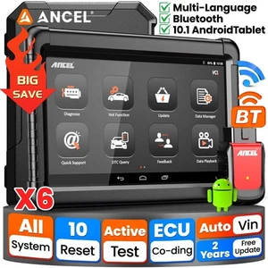 Système complet bidirectionnel outil de diagnostic voiture OBD Essai actif du scanner ABS Saignement