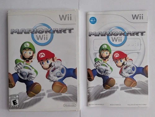 Mario Kart Wii Case And Manual Only (Nintendo, 2008)