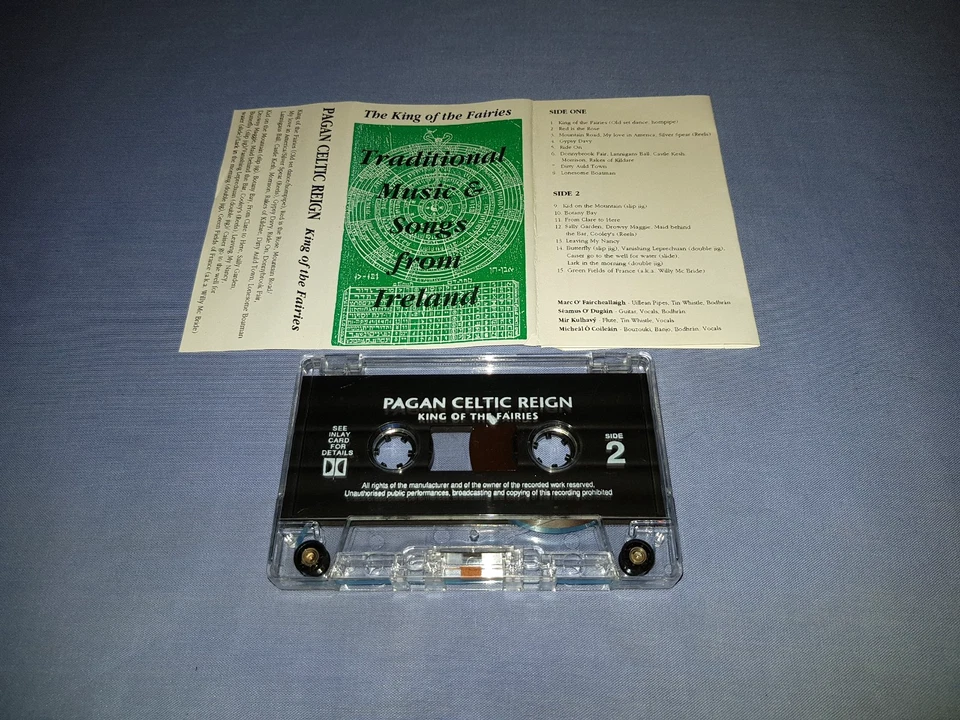 PAGAN CELTIC REIGN THE KING OF THE FAIRIES CASSETTE TAPE ALBUM - Image 2 of 2