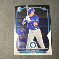 2023 Bowman - Chrome Prospects #BCP-73 Axel Sanchez (RC) Seattle Mariners