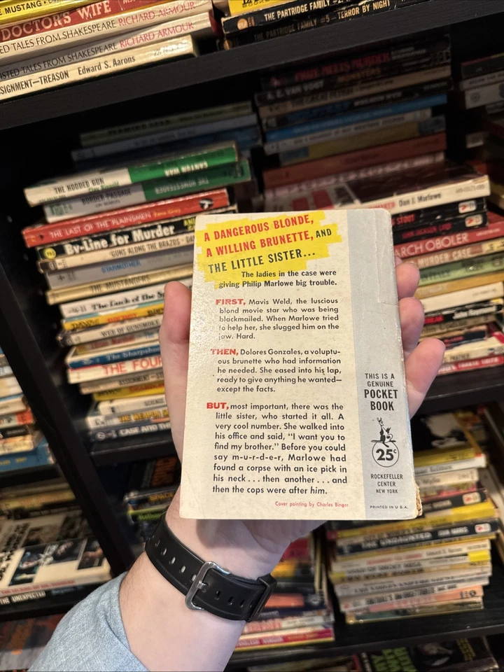 THE LITTLE SISTER by Raymond Chandler (1957) Pocket Books paperback GGA — 第 4/4 张图片