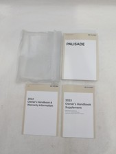 2023 Hyundai Palisade Owners Manual Set With Clear Case