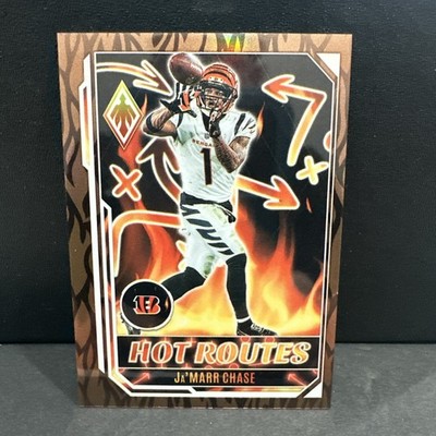 2022 Panini Phoenix Hot Routes Ja'Marr Chase Cincinnati Bengals #HR-11 /50 X1