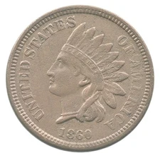 1860 Indian Head Cent *7320