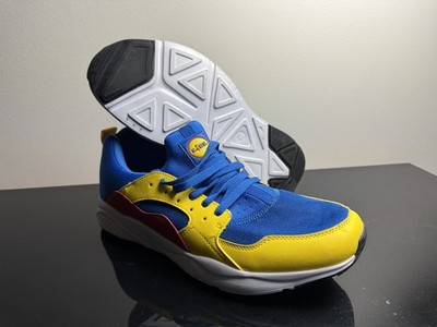 Lidl Sneaker Limited Edition Fan Collection Blue Yellow Red EU 45 UK 11 NEW