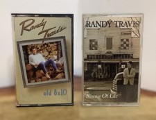 Two Randy Travis Country Music Cassette Tapes