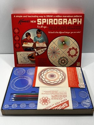 SEALED Kenner's New Spirograph No. 401 Drawing Set Box Kit 1967 Vintage Wheels