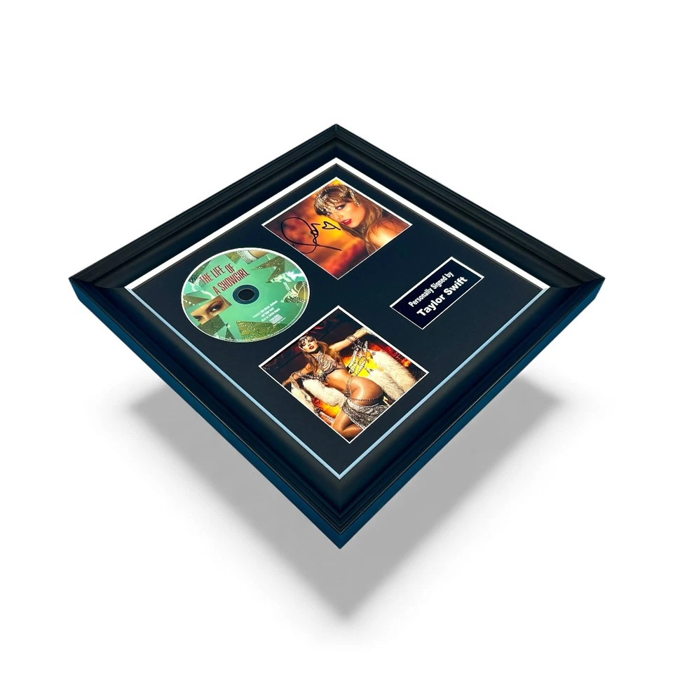 Taylor Swift SIGNED The Life of a Showgirl Photo #1 Luxury Display COA Autograph - Image 3 of 4