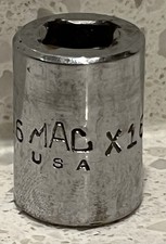 Mac Tools X186 9/16 SAE 6-Point Shallow Socke...