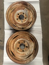 Chevy Gmc 15x6 Factory Steel Wheels Rim C10 Pickup Truck 4 Inch Bs Pair J20090