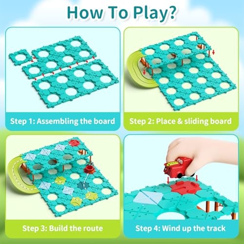 Puzzles for Kids Stem Kits Board Games, Automatic Toy Car Logic Maze Preschool - Picture 3 of 7