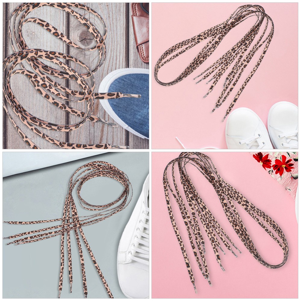 APL 2 Paia Sneakers e Lacci Elasticizzati Lacci per Stivali Tema Zoo