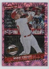 2020 Panini Donruss Highlights Pink Fireworks Mike Trout #H-10 12gr