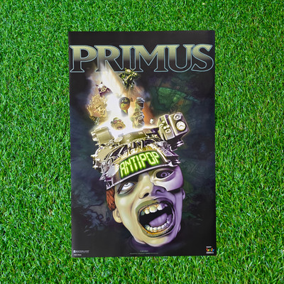 Vintage 1999 Primus Antipop Poster Original Promo Funky 7554 Craig Howell Art NO
