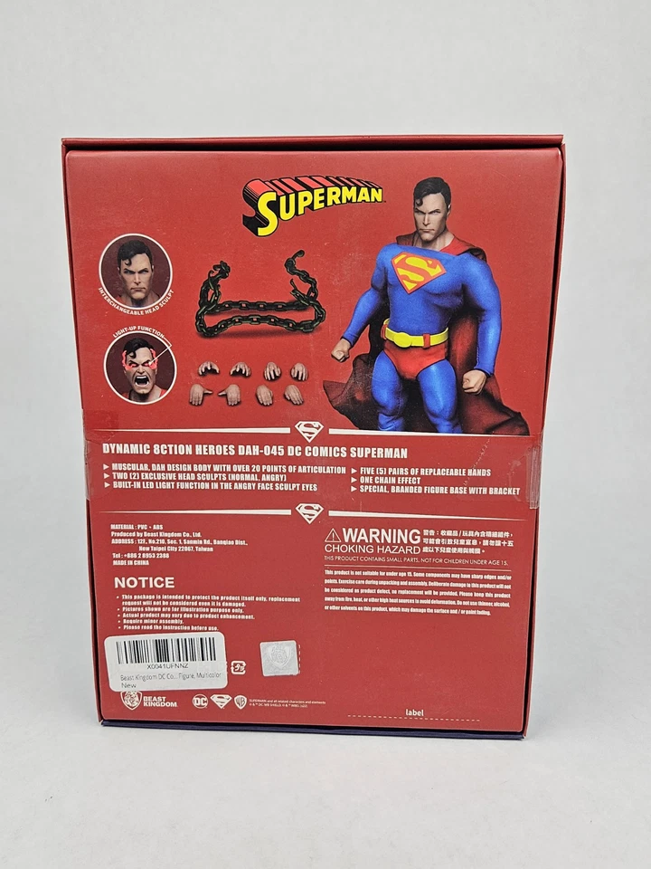 Figura de acción DC Comics Superman DAH-045 Dynamic 8-ction Heroes Beast Kingdom Foto 3 de 4