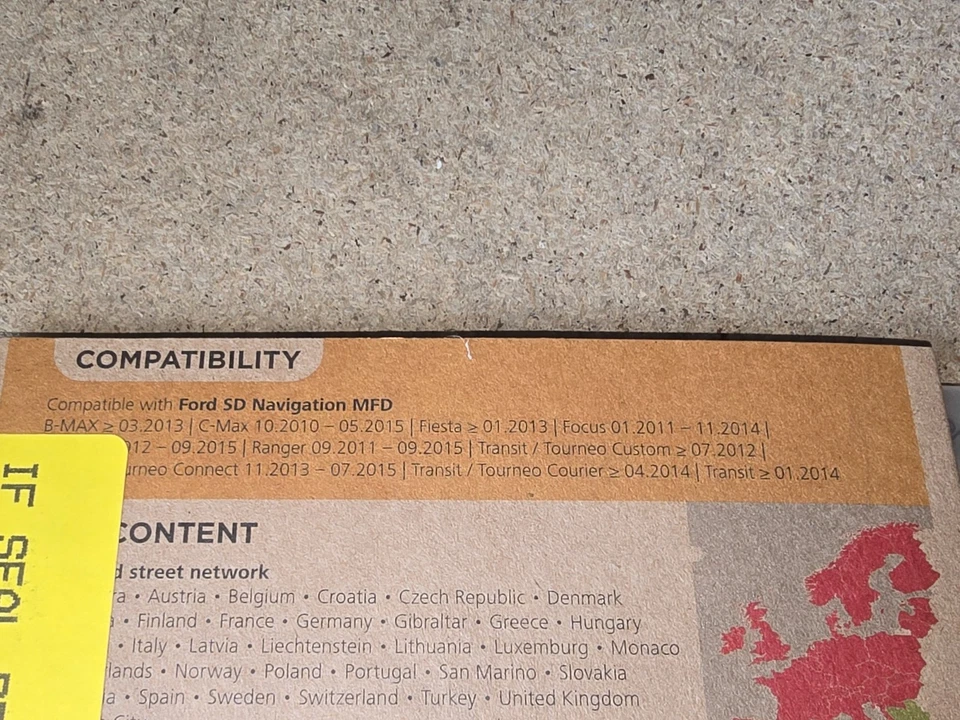 Ford Navigation SD Card MFD 2021 Software. Tomtom 2524931 - Image 3 of 3