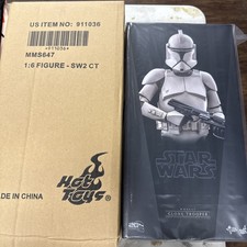 NEW Star Wars Sideshow HOT TOYS Sixth Scale Clone Trooper NIB MMS647