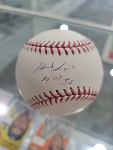 Signed Herb Score Tristar & MLB COA "ROY 55" Rawlings Baseball Ball Autographed