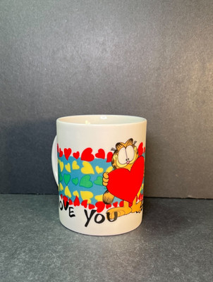 Vintage Garfield ''I Love You So Much  Jim Davis  ️PAWS Coffee Cup Mug