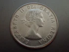 1959 Canada 50 Cents Canadian Silver Half Dollar Queen AU+ / UNC
