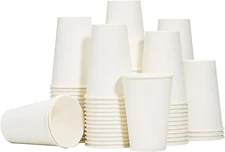 RACETOP Hot Paper Coffee Cups 12 oz [300 Pack], Disposable Coffee Cups 12 oz, Up